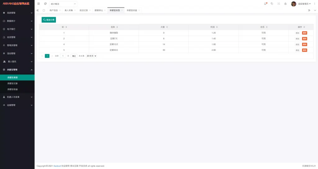 图片[23]黑马源码|源码搭建|精品源码|海外刷单|交易所|区块链|理财产品大富二开全新UI乐游博悦娱乐源码 余额宝理财 前后端重构 完整运营修复版本 合买大厅 Linux系统